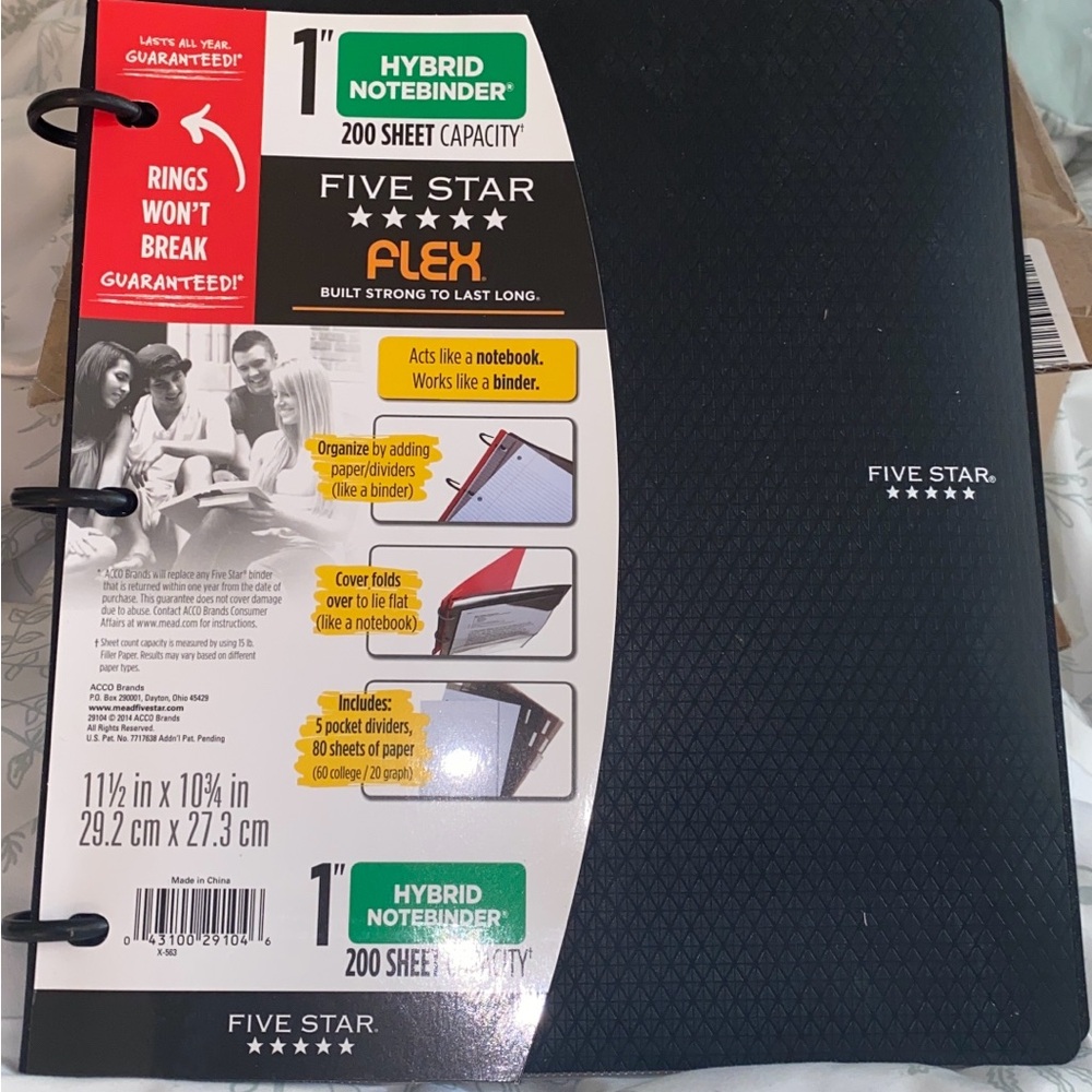 Five Star Flex Hybrid Notebinder.